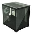 Carcasa panoramica Inaza Cube neagra