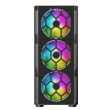 Carcasa Inaza Starfire Tempered Glass neagra