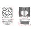 Cooler procesor ID-Cooling IS-40X-V3 alb