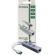 Adaptor retea Inter-Tech Argus IT-310-S Gigabit cu HUB USB 3.0