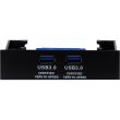 Adaptor Inter-Tech USB 3.0 Front Panel cu locas 1x 2.5” pentru HDD/SSD