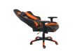 Scaun gaming Inaza Imperator negru cu portocaliu Open Box