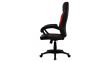 Scaun gaming ThunderX3 JC1 negru cu rosu
