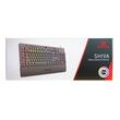 Tastatura gaming Redragon Shiva neagra iluminare RGB