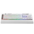 Tastatura gaming Redragon Shiva alba iluminare RGB