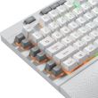 Tastatura gaming Redragon Shiva alba iluminare RGB