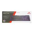 Tastatura gaming Redragon Aditya neagra iluminare RGB