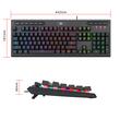 Tastatura gaming Redragon Aditya neagra iluminare RGB