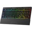 Tastatura gaming Bluetooth cu fir si wireless Redragon Shiva Pro neagra iluminare RGB