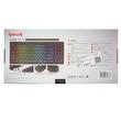 Tastatura gaming Bluetooth cu fir si wireless Redragon Shiva TKL Pro neagra iluminare RGB