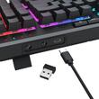 Tastatura gaming Redragon Varro neagra iluminare RGB
