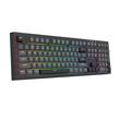 Tastatura gaming Redragon Crux neagra iluminare RGB