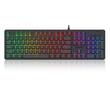 Tastatura gaming Redragon Netherbane neagra iluminare RGB