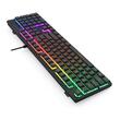 Tastatura gaming Redragon Netherbane neagra iluminare RGB