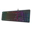 Tastatura gaming Redragon Netherbane neagra iluminare RGB
