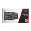 Tastatura gaming Redragon Crescent neagra iluminare RGB
