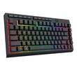 Tastatura gaming Redragon Crescent neagra iluminare RGB