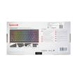 Tastatura gaming Bluetooth cu fir si wireless Redragon Crescent Pro neagra iluminare RGB