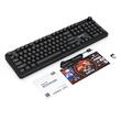 Tastatura gaming Bluetooth cu fir si wireless Redragon Volcano neagra iluminare RGB