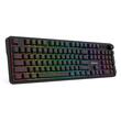 Tastatura gaming Bluetooth cu fir si wireless Redragon Volcano neagra iluminare RGB