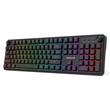 Tastatura gaming Bluetooth cu fir si wireless Redragon Volcano neagra iluminare RGB