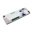 Tastatura gaming Bluetooth cu fir si wireless Redragon Aria Pro alba iluminare RGB cu display