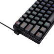Tastatura Bluetooth si cu fir gaming mecanica Redragon Draconic neagra iluminare RGB