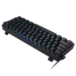 Tastatura Bluetooth si cu fir gaming mecanica Redragon Draconic neagra iluminare RGB