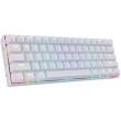 Tastatura Bluetooth si cu fir gaming mecanica Redragon Draconic alba iluminare RGB