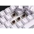 Tastatura Bluetooth si cu fir gaming mecanica Redragon Draconic alba iluminare RGB