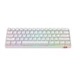 Tastatura Bluetooth si cu fir gaming mecanica Redragon Draconic Pro alba iluminare RGB