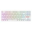 Redragon Anubis RGB White Mechanical Keyboard Brown Switch