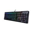 Tastatura gaming mecanica Redragon Mitra neagra iluminare RGB switch-uri rosii