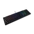 Tastatura gaming mecanica Redragon Mitra neagra iluminare RGB switch-uri rosii