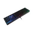 Tastatura gaming mecanica Redragon Mitra neagra iluminare RGB switch-uri rosii