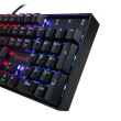 Tastatura gaming mecanica Redragon Mitra neagra iluminare RGB switch-uri rosii