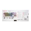 Tastatura gaming mecanica Redragon Kumara neagra cu gri iluminare RGB switch-uri rosii