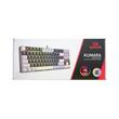 Tastatura gaming mecanica Redragon Kumara neagra cu gri iluminare RGB switch-uri rosii