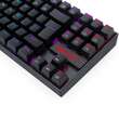 Tastatura gaming mecanica Bluetooth cu fir si wireless Redragon Kumara Pro neagra iluminare RGB