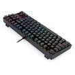 Tastatura gaming mecanica Bluetooth cu fir si wireless Redragon Kumara Pro neagra iluminare RGB