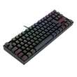 Tastatura gaming mecanica Bluetooth cu fir si wireless Redragon Kumara Pro neagra iluminare RGB