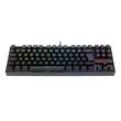 Tastatura gaming mecanica Bluetooth cu fir si wireless Redragon Kumara Pro neagra iluminare RGB
