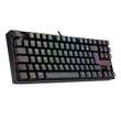 Tastatura gaming mecanica Bluetooth cu fir si wireless Redragon Kumara Pro neagra iluminare RGB