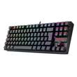 Tastatura gaming mecanica Bluetooth cu fir si wireless Redragon Kumara Pro neagra iluminare RGB