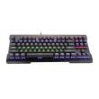 Tastatura gaming mecanica Redragon Visnu neagra iluminare rainbow			