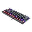 Tastatura gaming mecanica Redragon Visnu neagra iluminare rainbow			