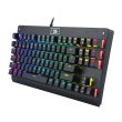 Tastatura gaming mecanica Redragon Dark Avenger neagra iluminare RGB