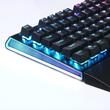 Tastatura gaming mecanica Redragon Aryaman neagra iluminare RGB switch-uri maro