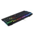 Tastatura gaming mecanica Redragon Aryaman neagra iluminare RGB switch-uri maro