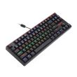 Tastatura gaming mecanica Redragon Daksa neagra iluminare rainbow			